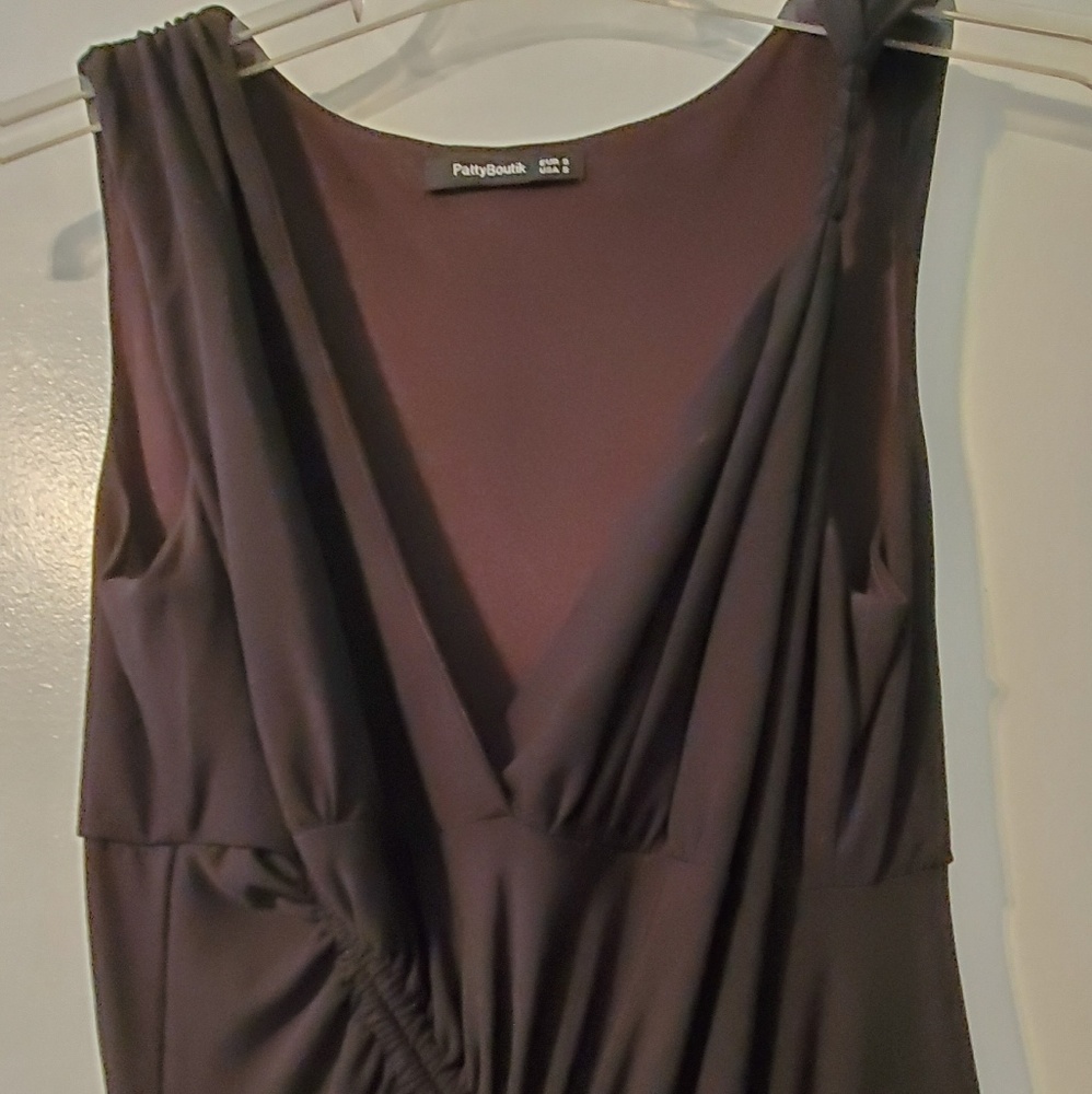 Long Black PattyBoutik Evening Dress